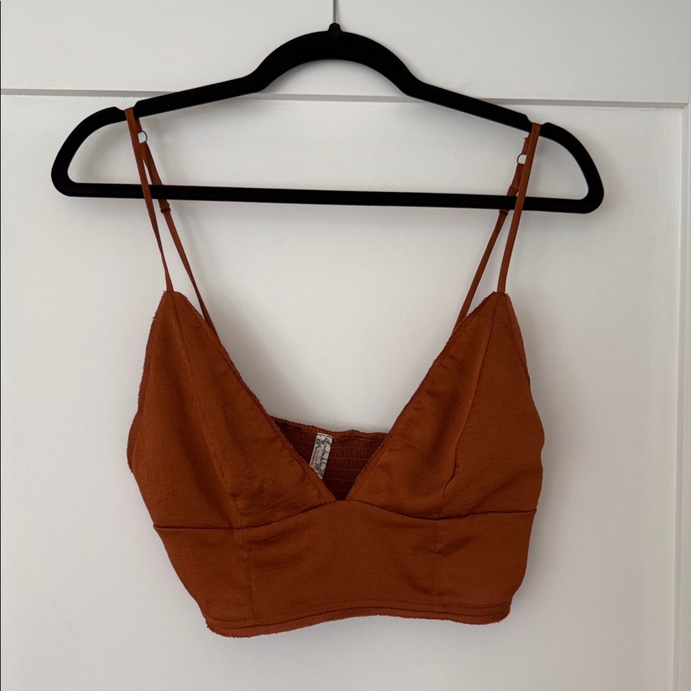 Free People Rust Crop Top
